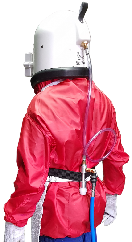 Condicionador de ar para capacete de jatista